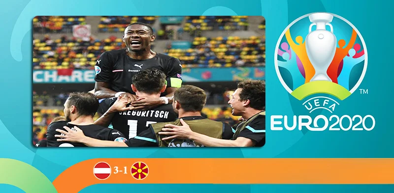 ملخص مباراة النمسا ومقدونيا الشمالية يورو 2020
