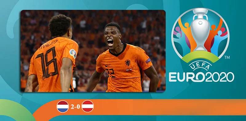 ملخص مباراة هولندا والنمسا يورو 2020