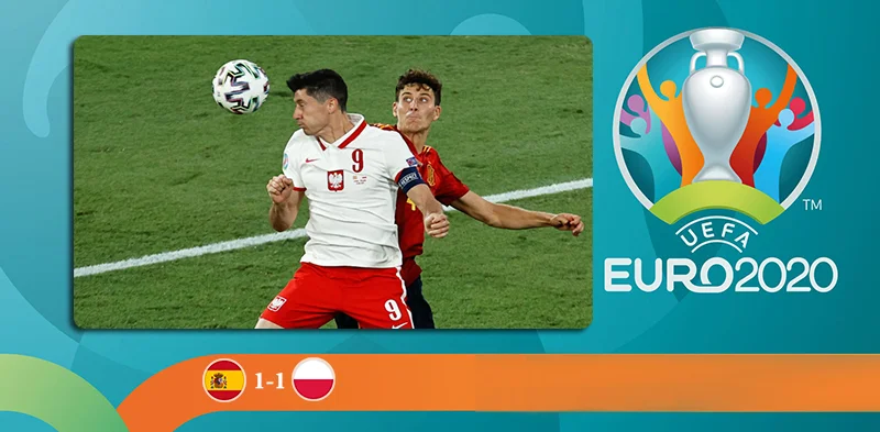 ملخص مباراة إسبانيا وبولندا يورو 2020