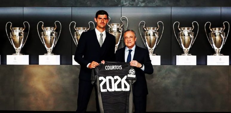 رسميًا.. ريال مدريد يعلن تجديد عقد تيبو كورتوا حتى 2026