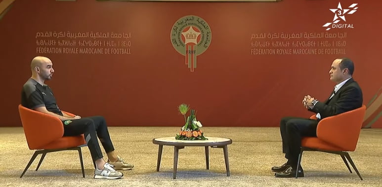 بالفيديو.. اللقاء الخاص لوليد الركراكي بعد الاستقبال الملكي للمنتخب المغربي