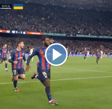 فيديو الهدف القاتل لبرشلونة أمام ريال مدريد الكلاسيكو