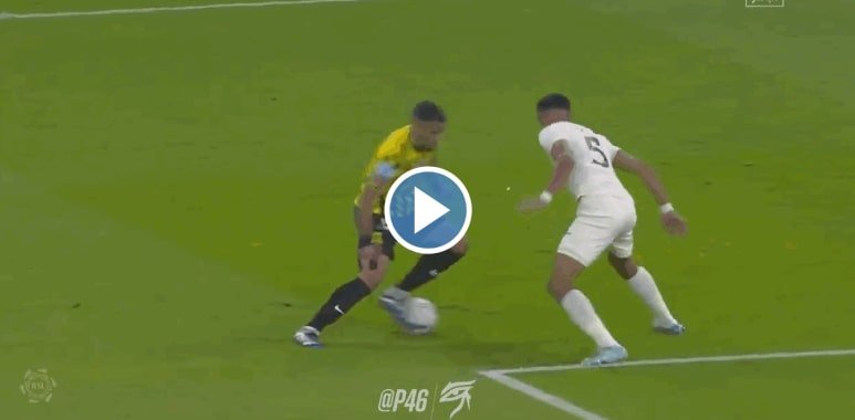 فيديو مراوغة حمد الله لمدافع النصر