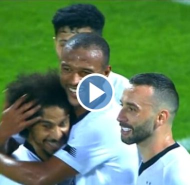 فيديو هدف أيوب الكعبي الرائع في مرمى المرخية في كأس أمير قطر