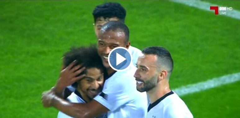 فيديو هدف أيوب الكعبي الرائع في مرمى المرخية في كأس أمير قطر