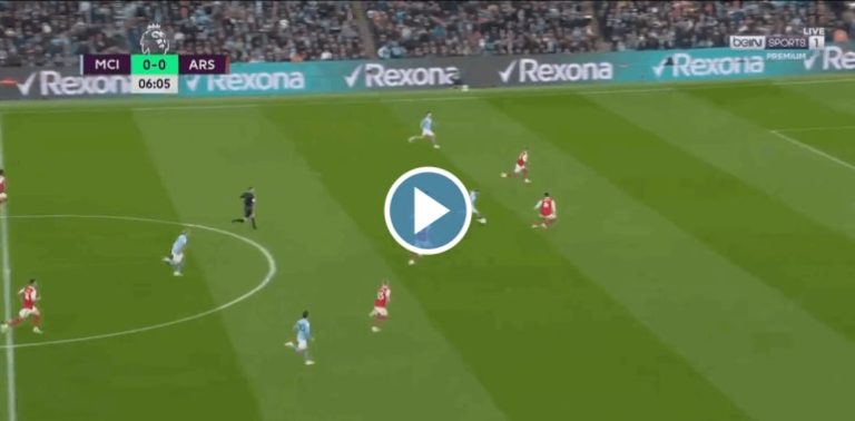 فيديو هدف عالمي لكيفين دي بروين أمام ارسنال