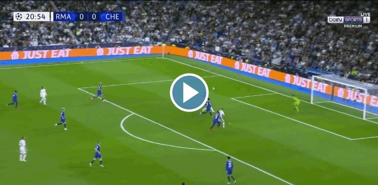 فيديو هدف تقدم ريال مدريد أمام تشيلسي دوري أبطال أوروبا