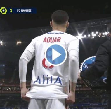 فيديو هتافات ضد لاعب منتخب الجزائر حسام عوار من مباراة ليون ونانت