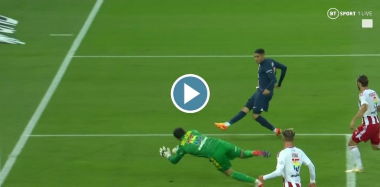 فيديو هدف أشرف حكيمي أمام اجاكسيو الدوري الفرنسي