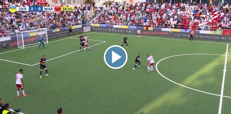 فيديو أهداف مباراة المنتخب المغربي وأوكرانيا
