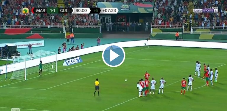فيديو الزلزولي يقود المنتخب المغربي ريمونتادا أمام غينيا