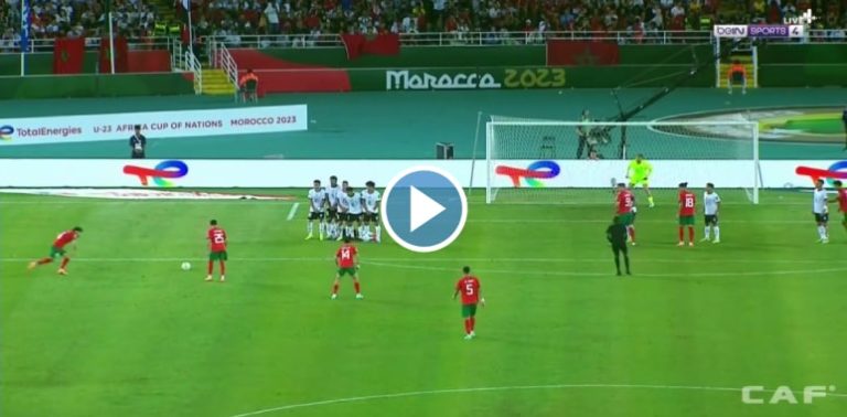 فيديو الهدف الثاني للمنتخب المغربي أمام مصر