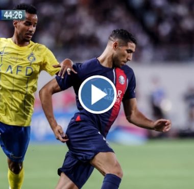 فيديو تحركات أشرف حكيمي من مباراة اليوم ضد كريستيانو رونالدو