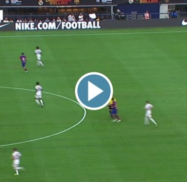 فيديو هدف تقدم برشلونة على ريال مدريد الكلاسيكو