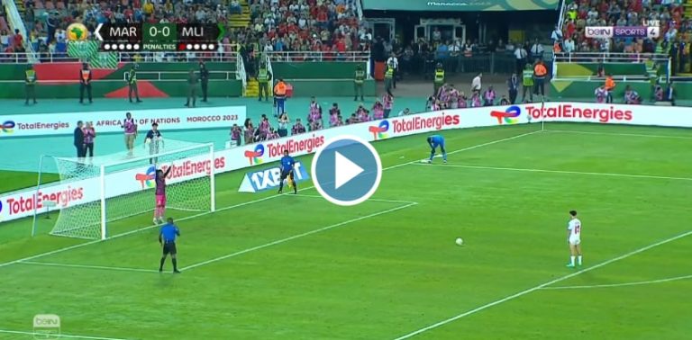 فيديو الضربات الترجيحية لمنتخب المغرب ومالي