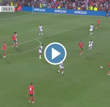 فيديو هدف تقدم المنتخب المغربي على بوركينا فاسو