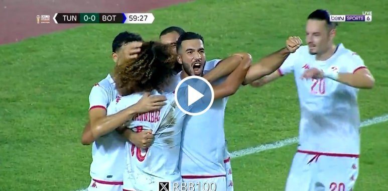 بالفيديو ملخص وأهداف مباراة تونس وبوتسوانا