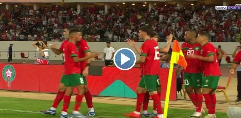 ملخص وأهداف مباراة المغرب وليبيريا 3-0 ليحسم صدارة مجموعته بتصفيات الكان