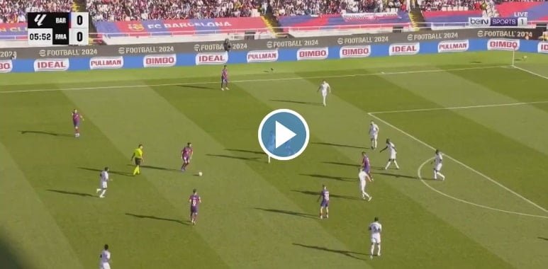 فيديو هدف تقدمبرشلونة على ريال مدريد الكلاسيكو