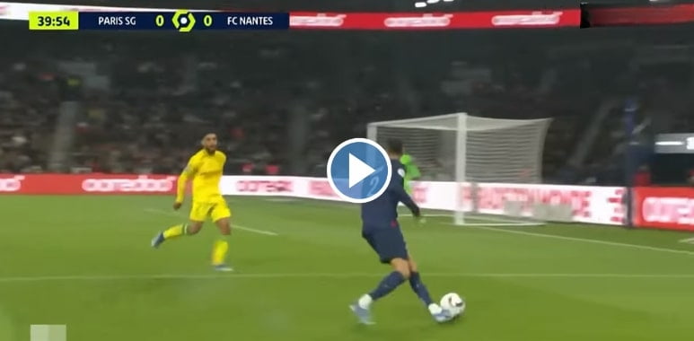 فيديو ماقدمه السريع حكيمي اليوم مباراة رائعة للاسد المغربي