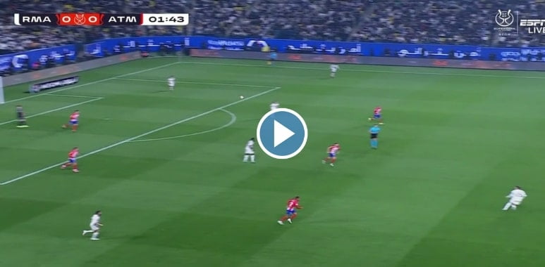 فيديو هدف تقدم أتليتكو مدريد أمام ريال مدريد