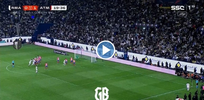 فيديو هدف التعادل لريال مدريد أمام أتليتكو مدريد