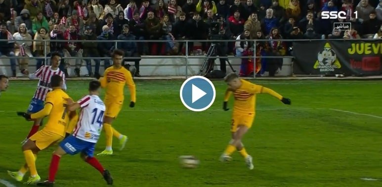 فيديو هدف برشلونة الاول فيرمين لوبيز