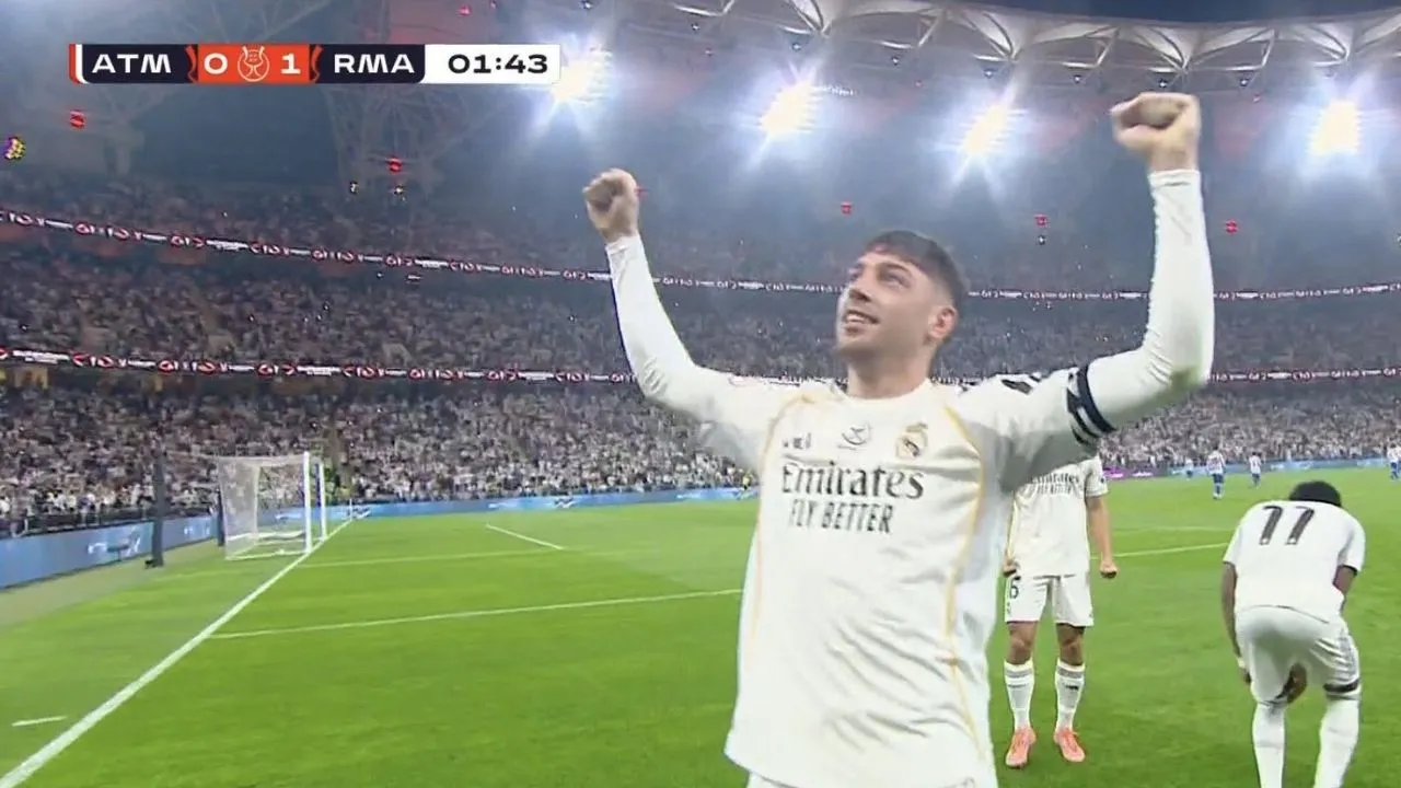 شاهد هدف فالفيردي الخرافي أمام أتلتيكو مدريد